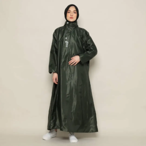 Model jas hujan hijab